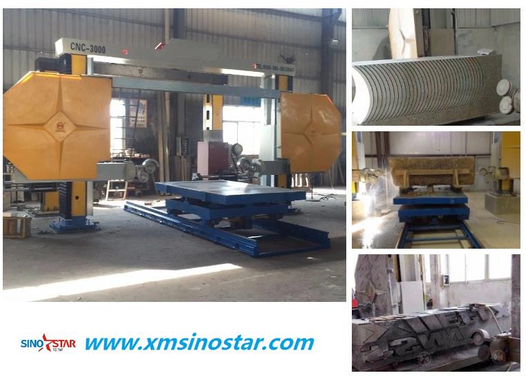 Máquina de perfilado de bloques de sierra de alambre P1-CNC