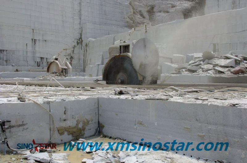 p3-cuchillas dobles de piedra máquina de minería producto