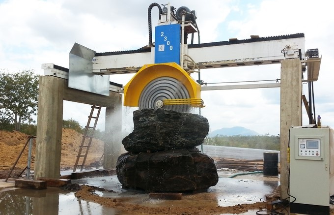 granite block cutter machine